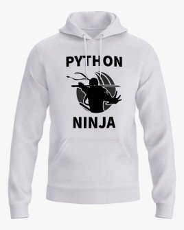 Худі жіночий з принтом Python Ninja V80