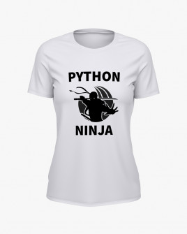 Футболка жіноча з принтом Python Ninja V80