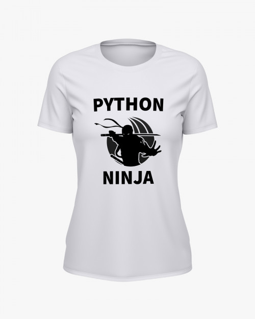Футболка жіноча з принтом Python Ninja V80 Футболка жіноча з принтом Python Ninja V80