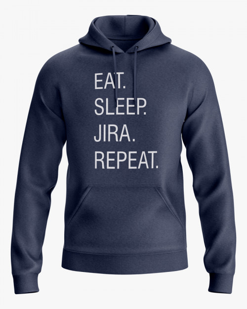 Худі жіночий з написом Eat. Sleep. Jira. Repeat. Худі жіночий з написом Eat. Sleep. Jira. Repeat.