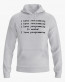 Худі жіночий з написом I hate / love programming Худі жіночий з написом I hate / love programming