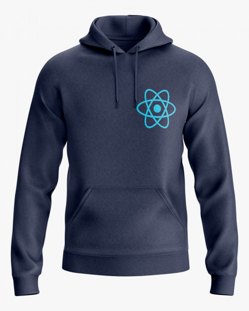 Худі чоловічий з принтом React JS Худі чоловічий з принтом React JS