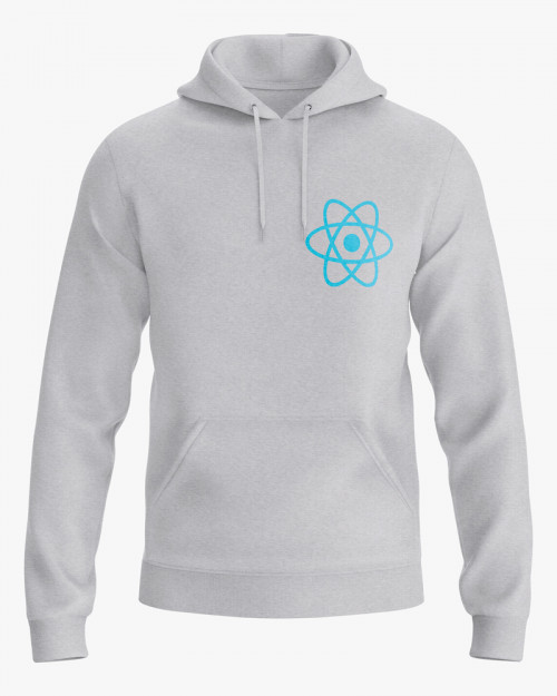 Худі чоловічий з принтом React JS Худі чоловічий з принтом React JS