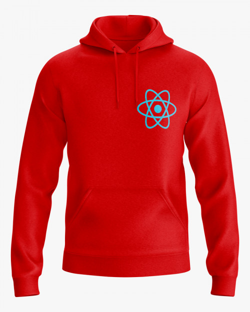 Худі чоловічий з принтом React JS Худі чоловічий з принтом React JS