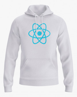 Худі жіночий з принтом React JS