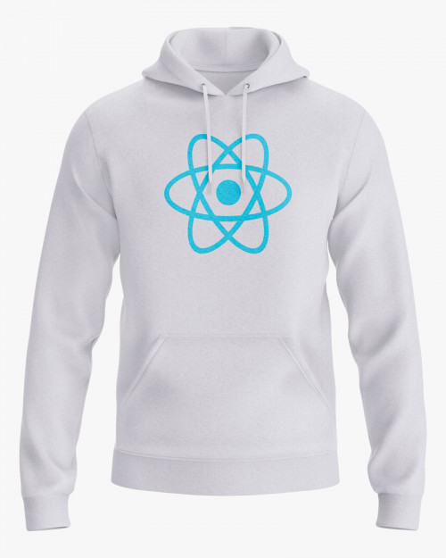 Худі жіночий з принтом React JS Худі жіночий з принтом React JS