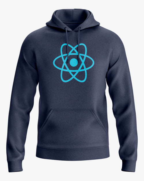 Худі жіночий з принтом React JS Худі жіночий з принтом React JS