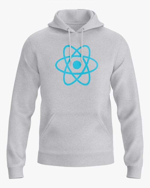 Худі жіночий з принтом React JS Худі жіночий з принтом React JS