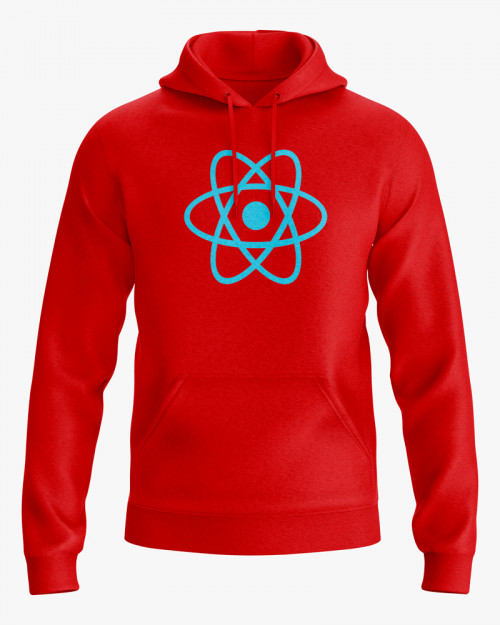 Худі жіночий з принтом React JS Худі жіночий з принтом React JS