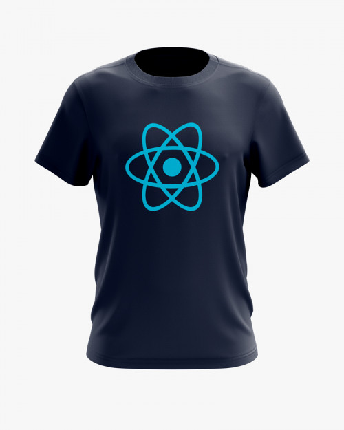 Футболка чоловіча з принтом React JS Футболка чоловіча з принтом React JS