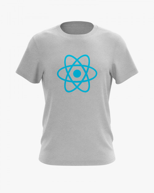Футболка чоловіча з принтом React JS Футболка чоловіча з принтом React JS