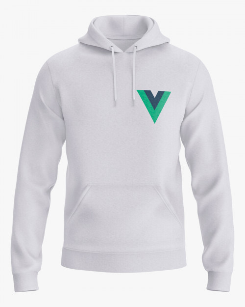 Худі чоловічий з принтом VueJS Худі чоловічий з принтом VueJS