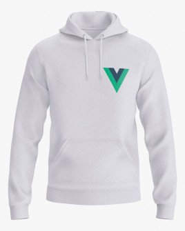 Худі чоловічий з принтом VueJS