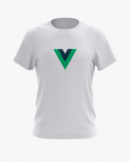 Футболка чоловіча з принтом VueJS
