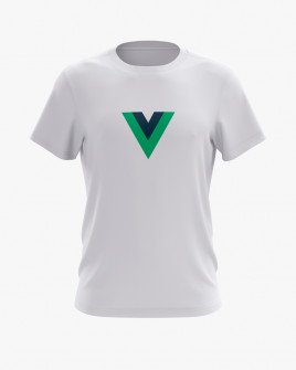 Футболка чоловіча з принтом VueJS