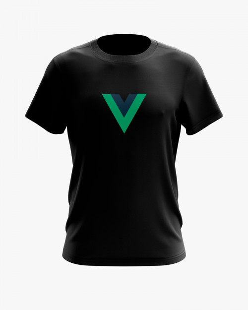 Футболка чоловіча з принтом VueJS Футболка чоловіча з принтом VueJS