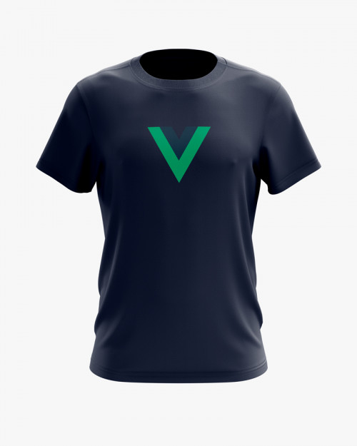 Футболка чоловіча з принтом VueJS Футболка чоловіча з принтом VueJS