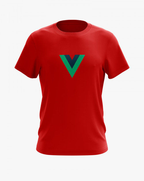 Футболка чоловіча з принтом VueJS Футболка чоловіча з принтом VueJS