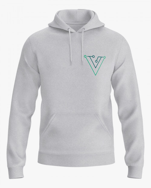 Худі чоловічий з принтом VueJS V97 Худі чоловічий з принтом VueJS V97