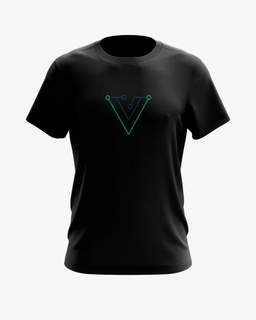 Футболка чоловіча з принтом VueJS V97 Футболка чоловіча з принтом VueJS V97