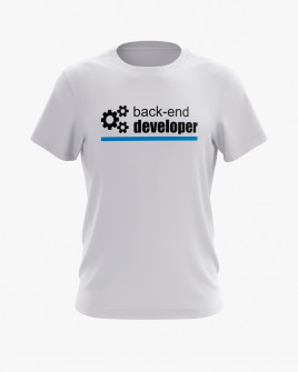 Футболка чоловіча з принтом Backend developer