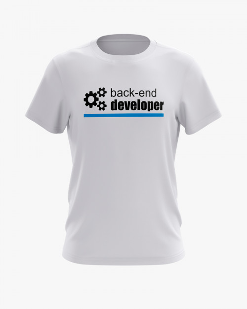 Футболка чоловіча з принтом Backend developer Футболка чоловіча з принтом Backend developer