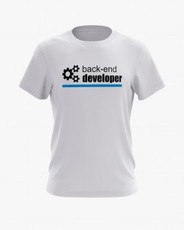 Футболка чоловіча з принтом Backend developer