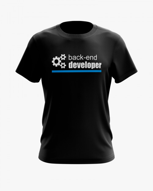 Футболка чоловіча з принтом Backend developer Футболка чоловіча з принтом Backend developer