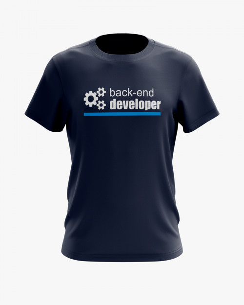 Футболка чоловіча з принтом Backend developer Футболка чоловіча з принтом Backend developer