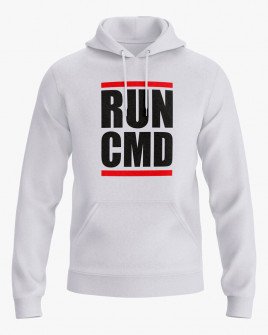 Худі чоловічий з принтом Run CMD