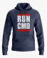 Худі жіночий з принтом Run CMD Худі жіночий з принтом Run CMD