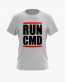 Футболка чоловіча з принтом Run CMD Футболка чоловіча з принтом Run CMD