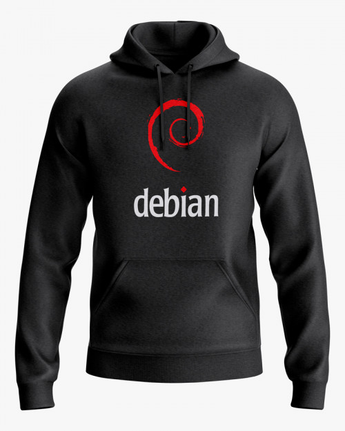 Худі чоловічий з принтом Debian logo Худі чоловічий з принтом Debian logo