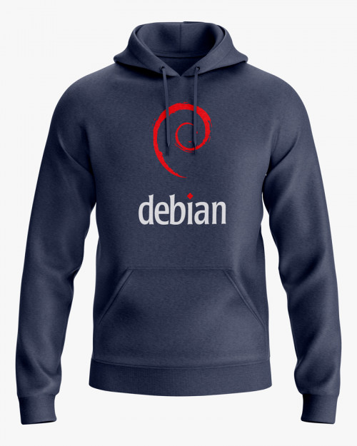 Худі чоловічий з принтом Debian logo Худі чоловічий з принтом Debian logo