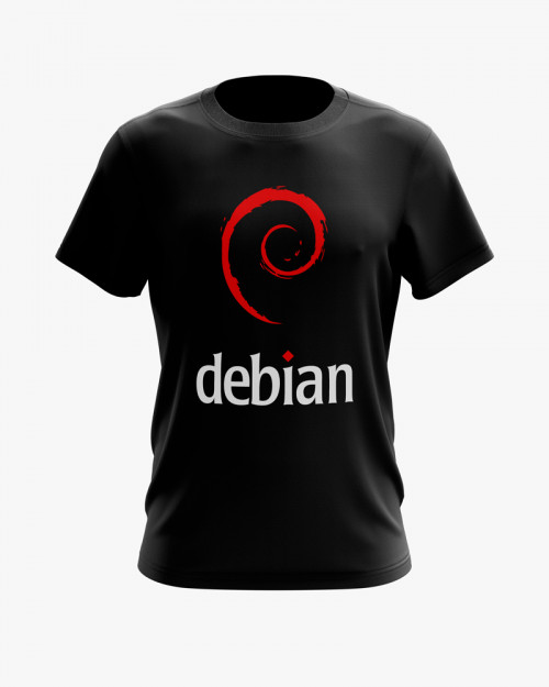 Футболка чоловіча з принтом Debian logo Футболка чоловіча з принтом Debian logo