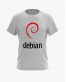 Футболка чоловіча з принтом Debian logo Футболка чоловіча з принтом Debian logo
