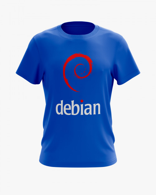 Футболка чоловіча з принтом Debian logo Футболка чоловіча з принтом Debian logo