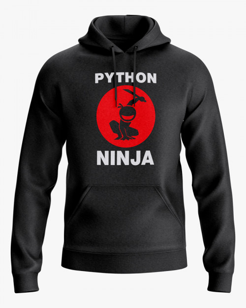 Худі чоловічий з принтом Python ninja Худі чоловічий з принтом Python ninja