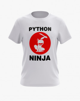 Футболка чоловіча з принтом Python ninja