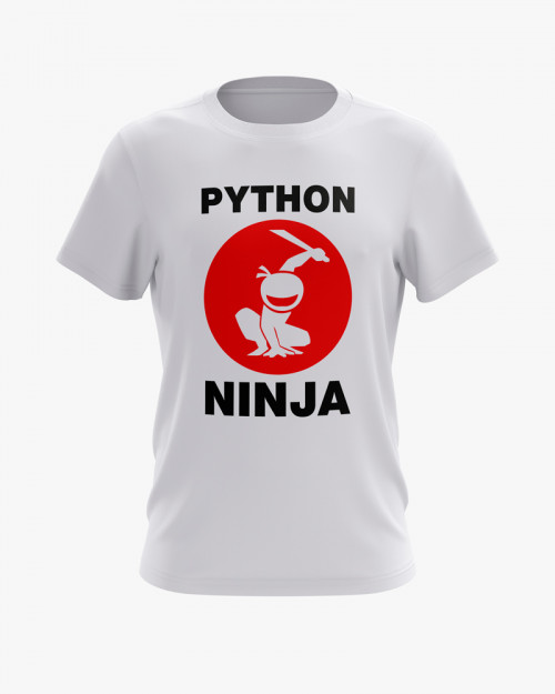 Футболка чоловіча з принтом Python ninja Футболка чоловіча з принтом Python ninja