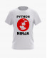 Футболка чоловіча з принтом Python ninja Футболка чоловіча з принтом Python ninja