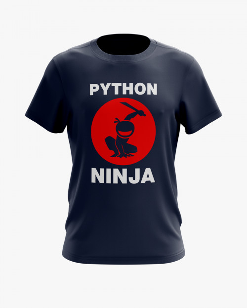 Футболка чоловіча з принтом Python ninja Футболка чоловіча з принтом Python ninja