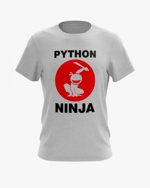 Футболка чоловіча з принтом Python ninja Футболка чоловіча з принтом Python ninja