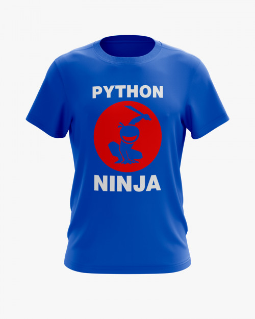 Футболка чоловіча з принтом Python ninja Футболка чоловіча з принтом Python ninja