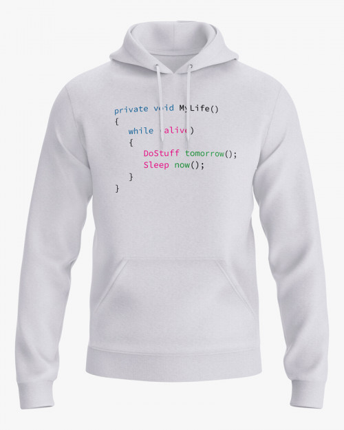 Худі жіночий з принтом My life code Худі жіночий з принтом My life code