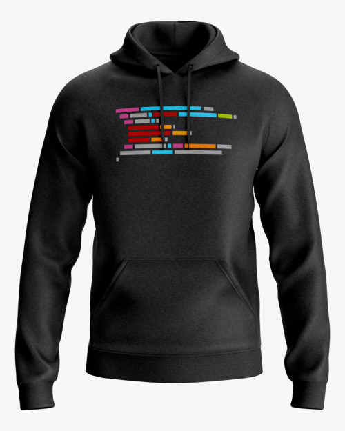 Худі чоловічий з принтом Code V112 Худі чоловічий з принтом Code V112