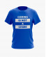 Футболка чоловіча з принтом Coding is not a crime Футболка чоловіча з принтом Coding is not a crime