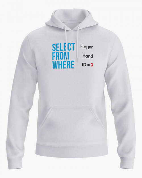 Худі жіночий з принтом Select From Where Худі жіночий з принтом Select From Where