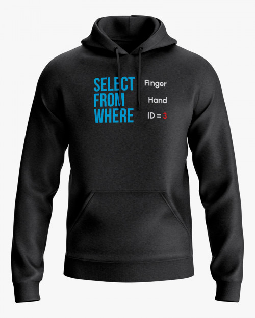 Худі жіночий з принтом Select From Where Худі жіночий з принтом Select From Where