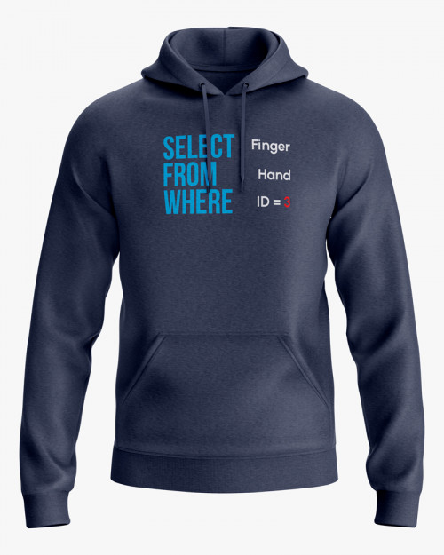Худі жіночий з принтом Select From Where Худі жіночий з принтом Select From Where